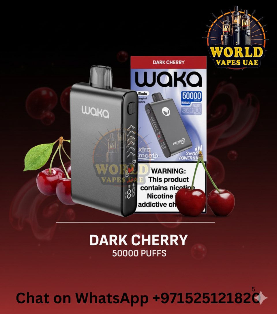 Waka Blade 50000 Puffs Disposable Vape in Dubai – LED Screen & Dual Mesh Coil