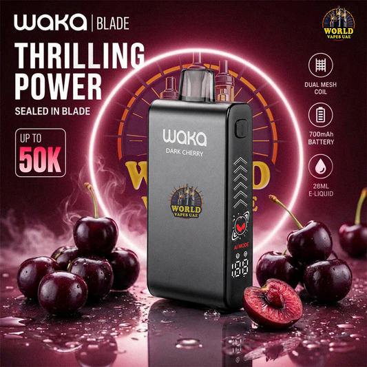 WAKA BLADE 50000 Puffs Dark Cherry disposable vape