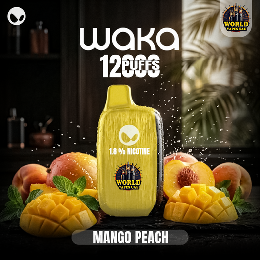 Buy WAKA 12000 Puffs Vape | 1.8% Nicotine | World Vapes UAE
