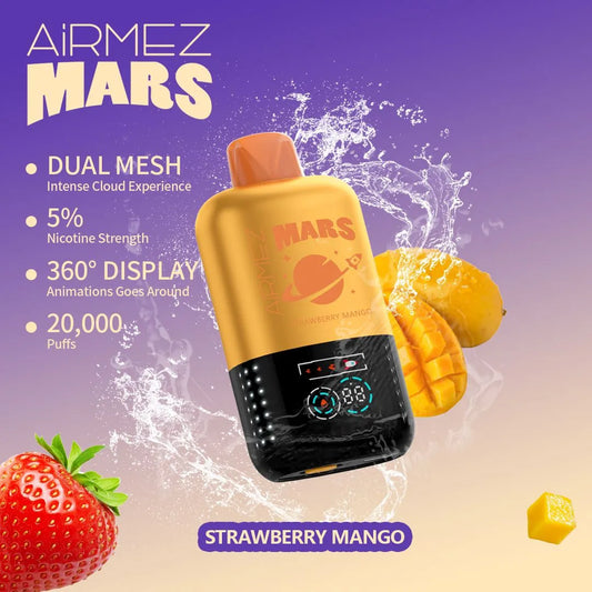 Airmez Mars 20000 Puffs Disposable Vape 5% Nicotine | Buy in Dubai, UAE