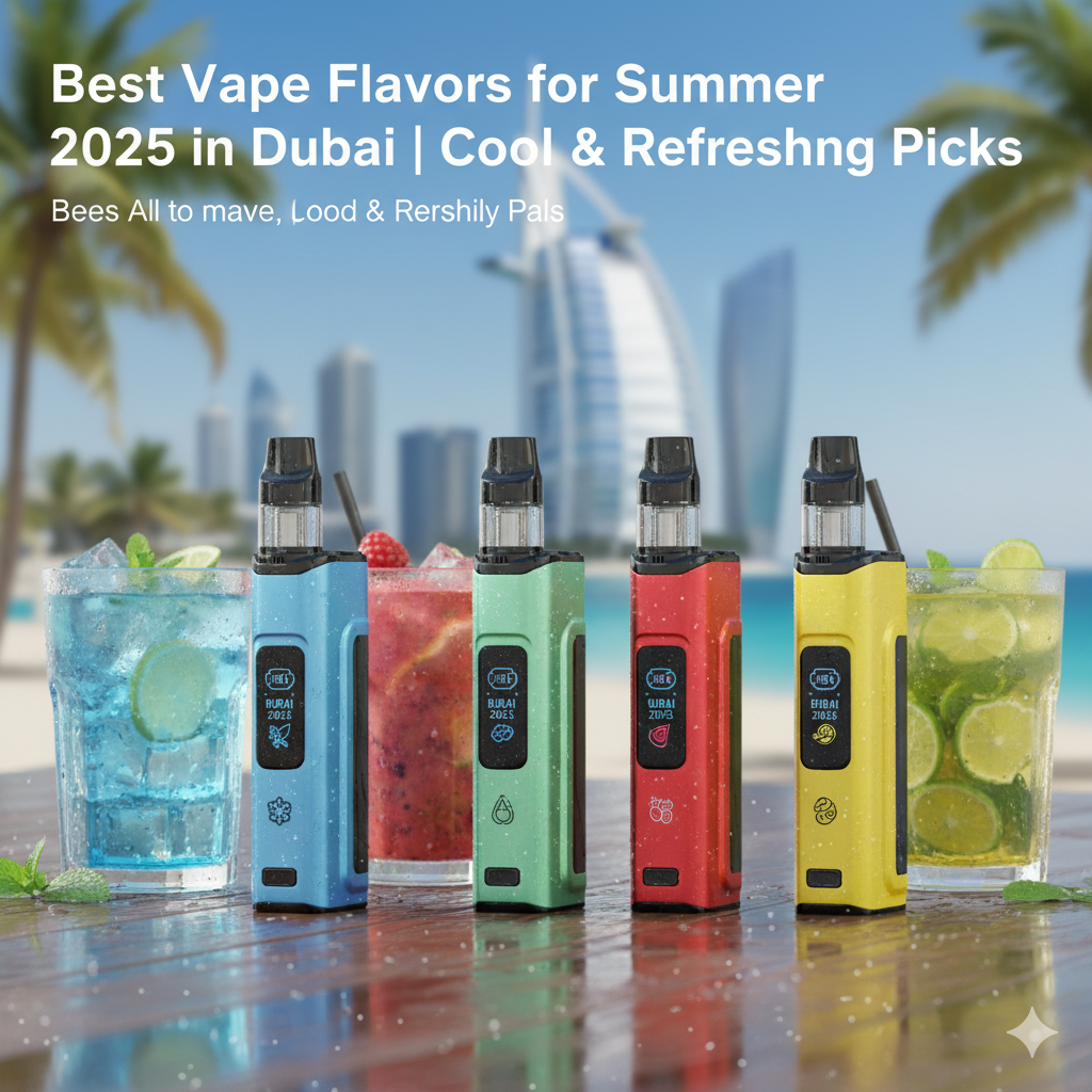 Best Vape Flavors for Summer 2025 in Dubai | Cool & Refreshing Picks