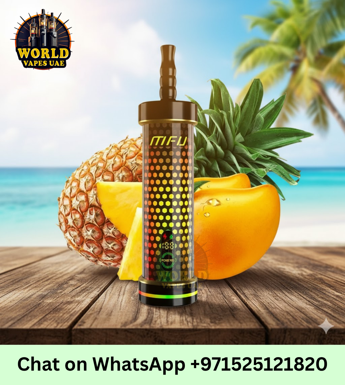 MFU SHISHA X2 Hookah 60000 Puffs Disposable Vape | UAE