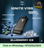 IGNITE V155 Rechargeable Disposable Vape 15,500 Puffs Dubai UAE – World Vapes
