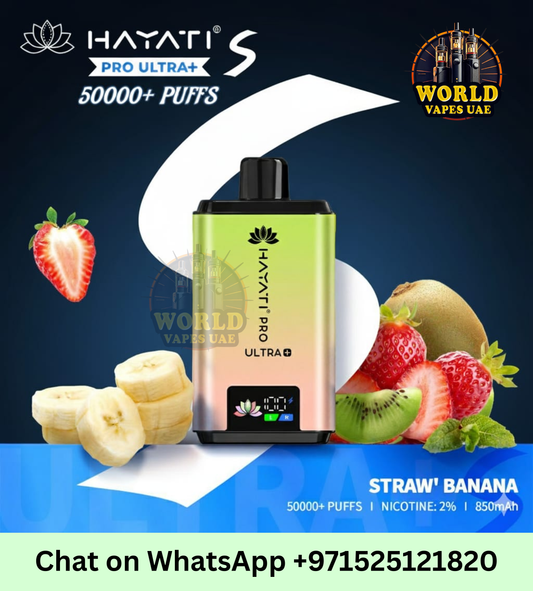 Hayati Pro Ultra Plus 50,000 Puffs Disposable Vape - 20mg Nic Salt