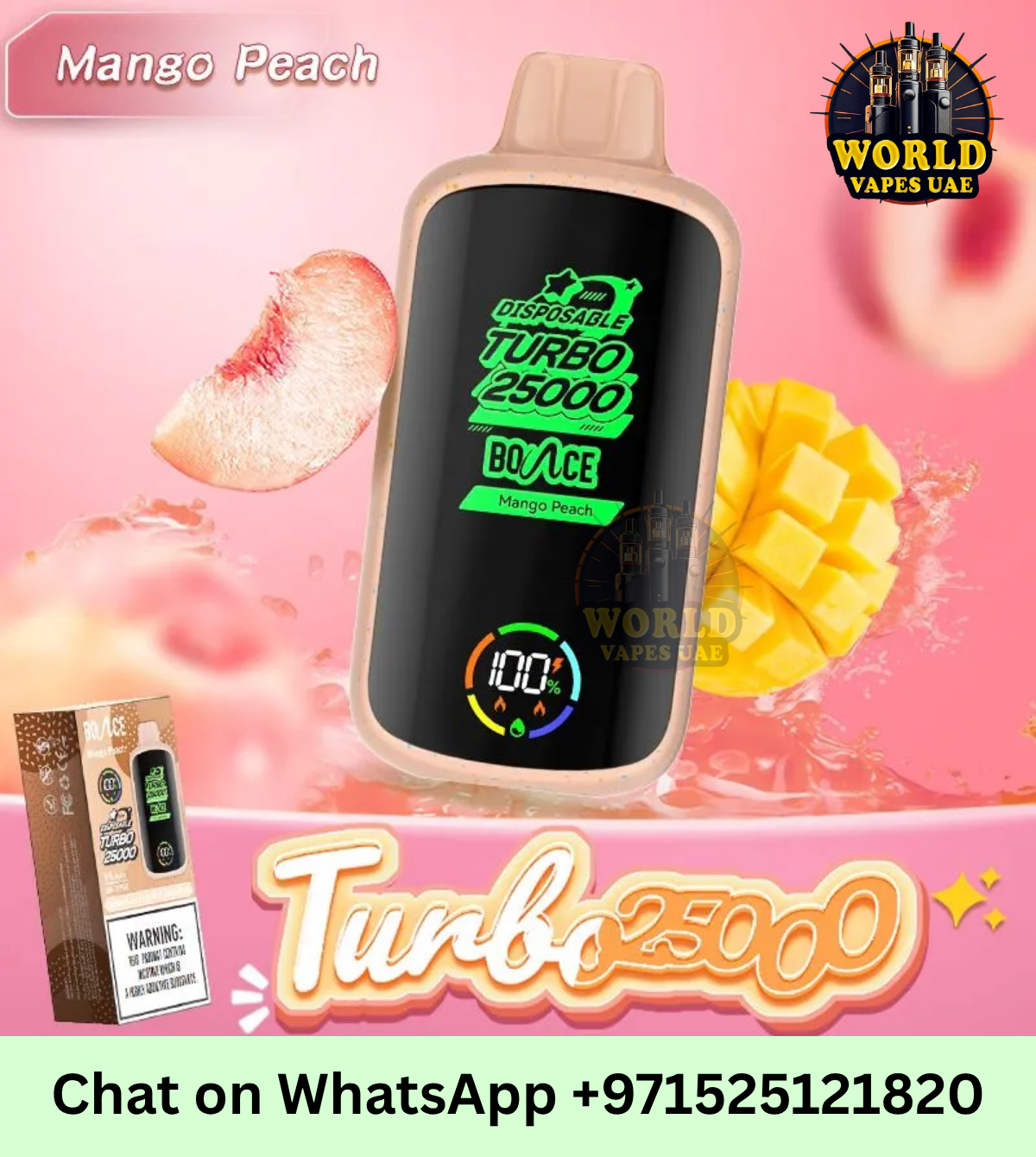 Bounce Turbo 25000 Puffs Disposable Vape | Mesh Coil Device UAE
