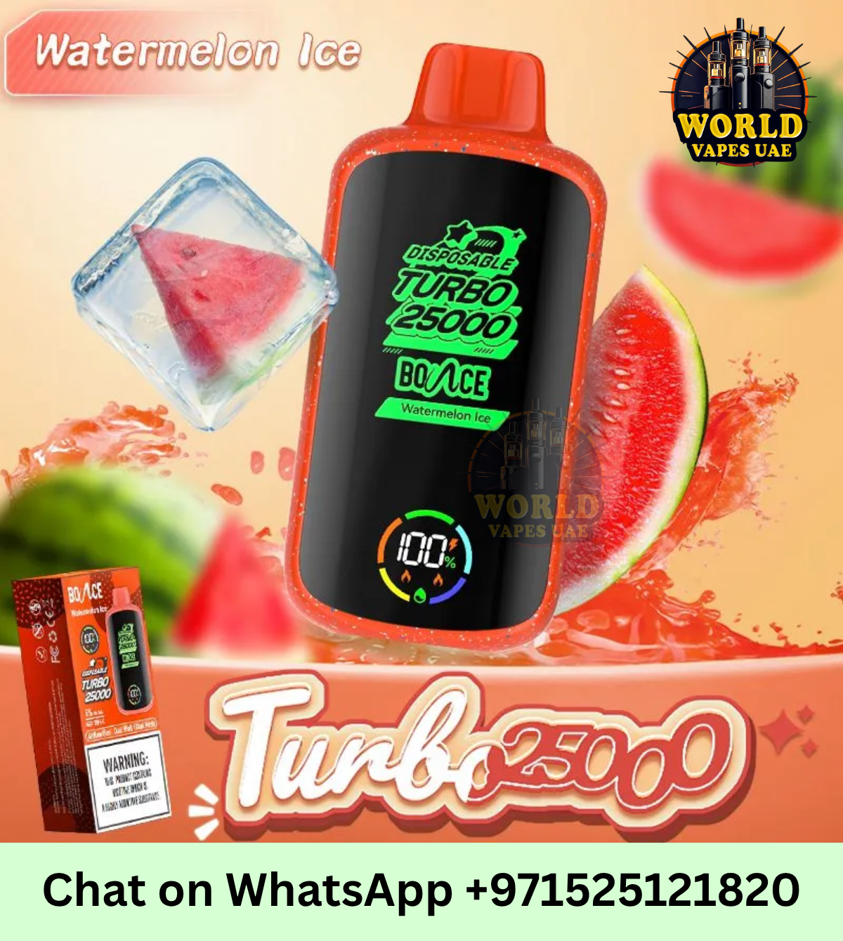Bounce Turbo 25000 Puffs Disposable Vape | Mesh Coil Device UAE