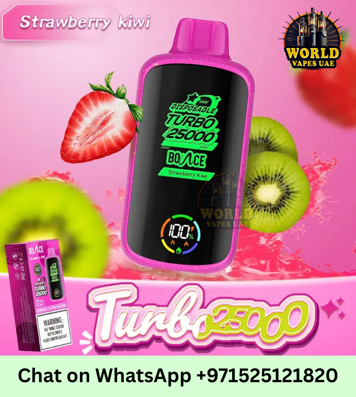 Bounce Turbo 25000 Puffs Disposable Vape | Mesh Coil Device UAE