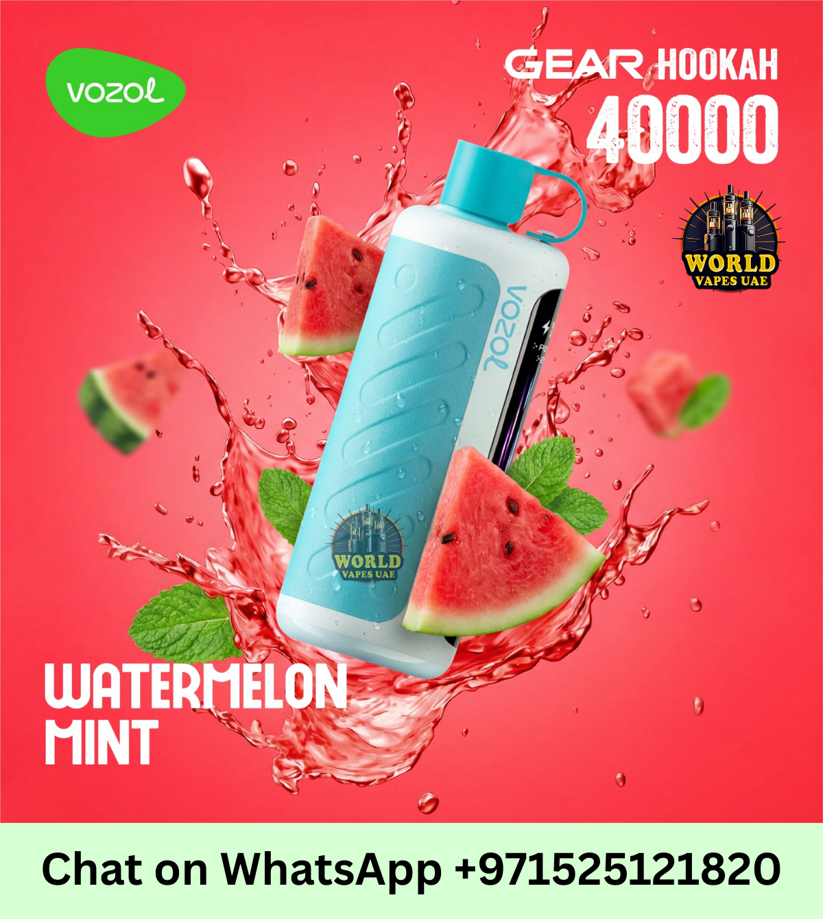 Vozol Gear Hookah 40000 Puffs Disposable Vape in Dubai UAE