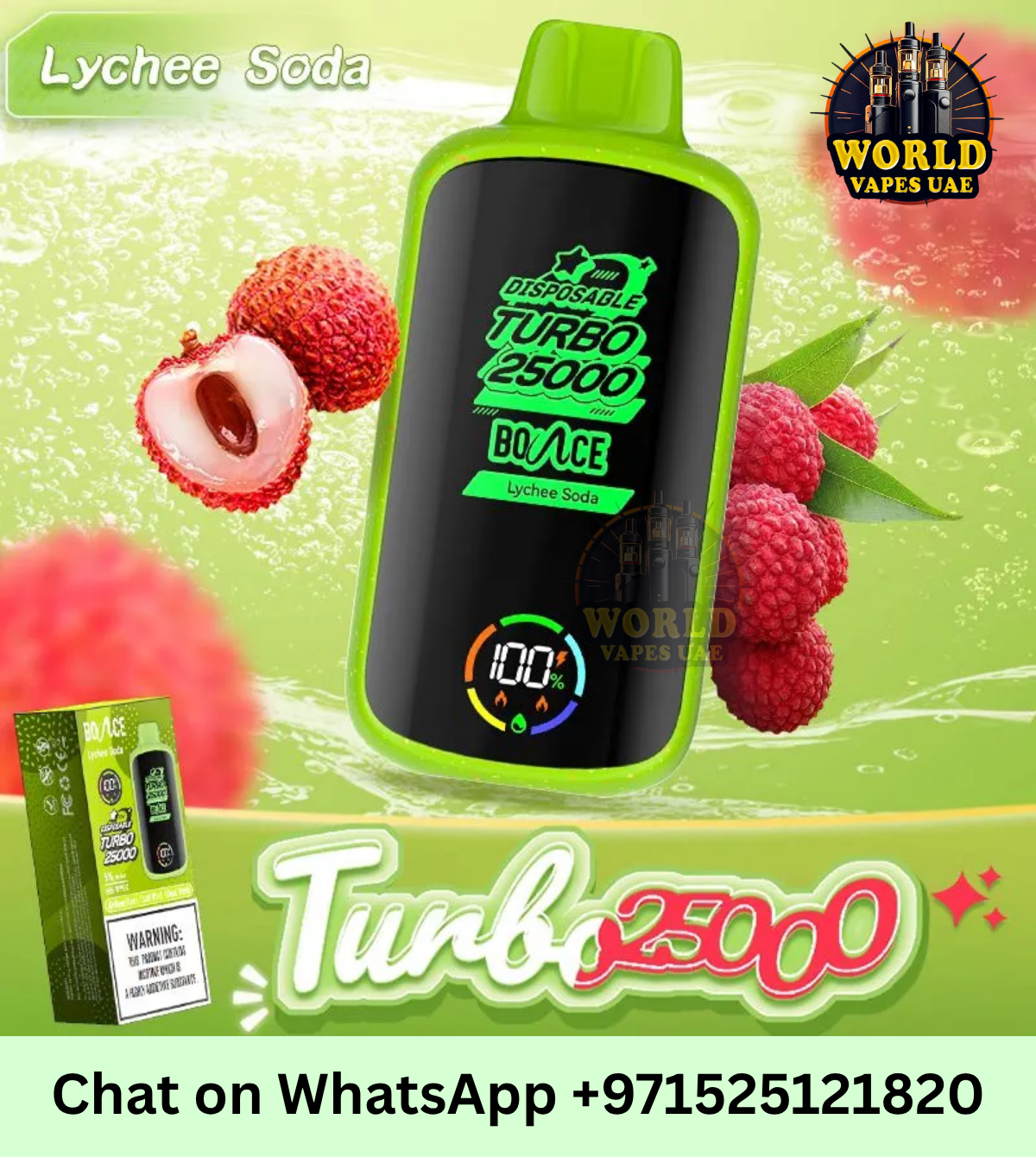 Bounce Turbo 25000 Puffs Disposable Vape | Mesh Coil Device UAE