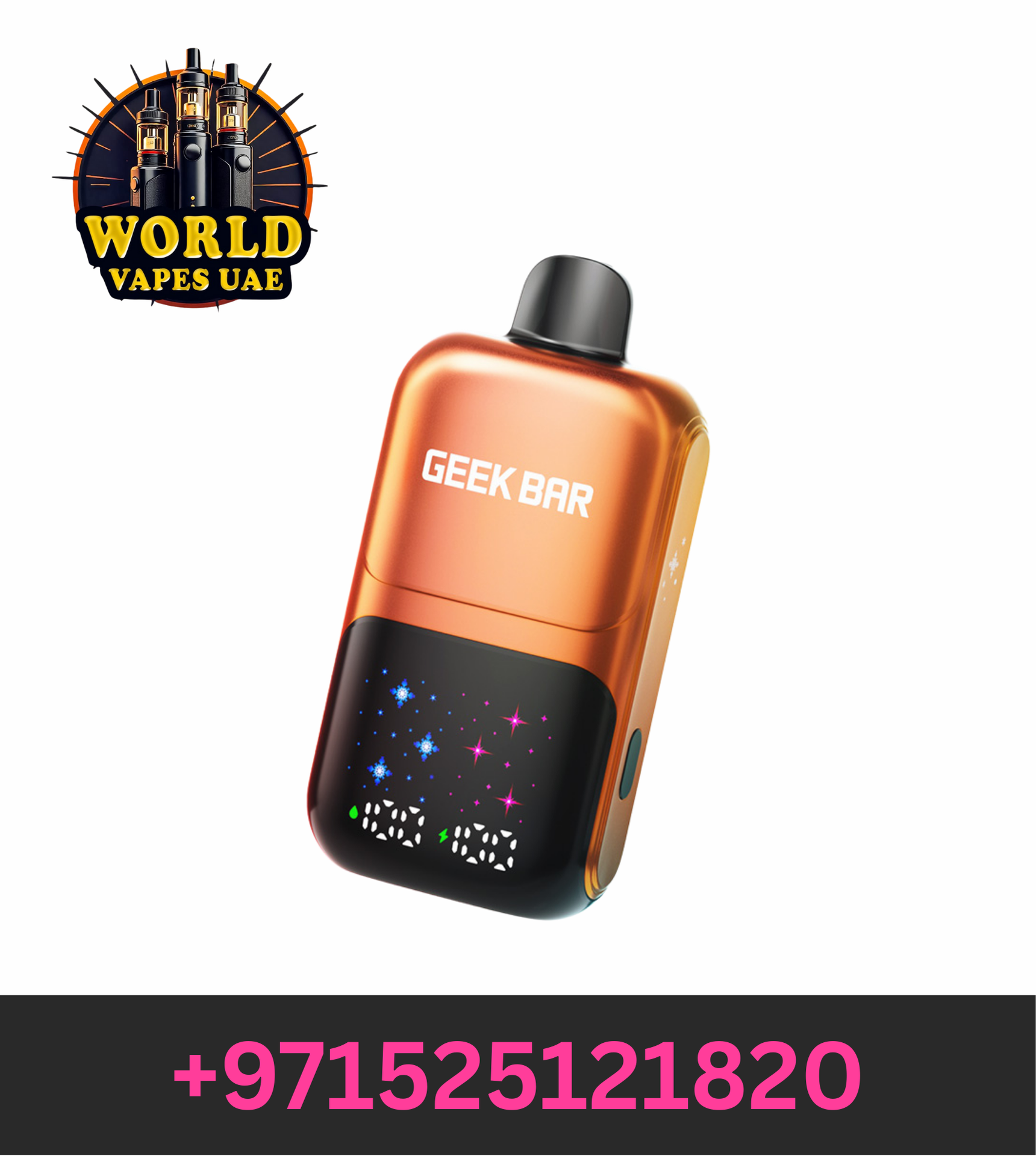 Buy Geek Bar 2GO 50K Puffs Disposable Vape with Dual Flavors Dubai