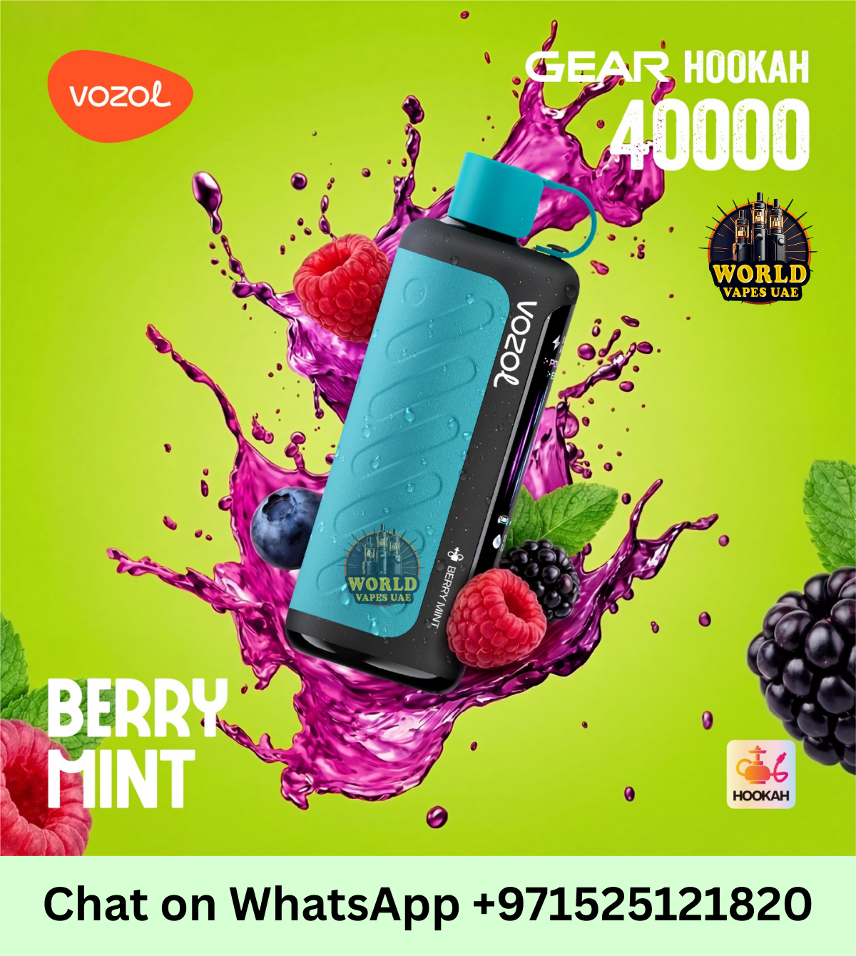 Vozol Gear Hookah 40000 Puffs Disposable Vape in Dubai UAE