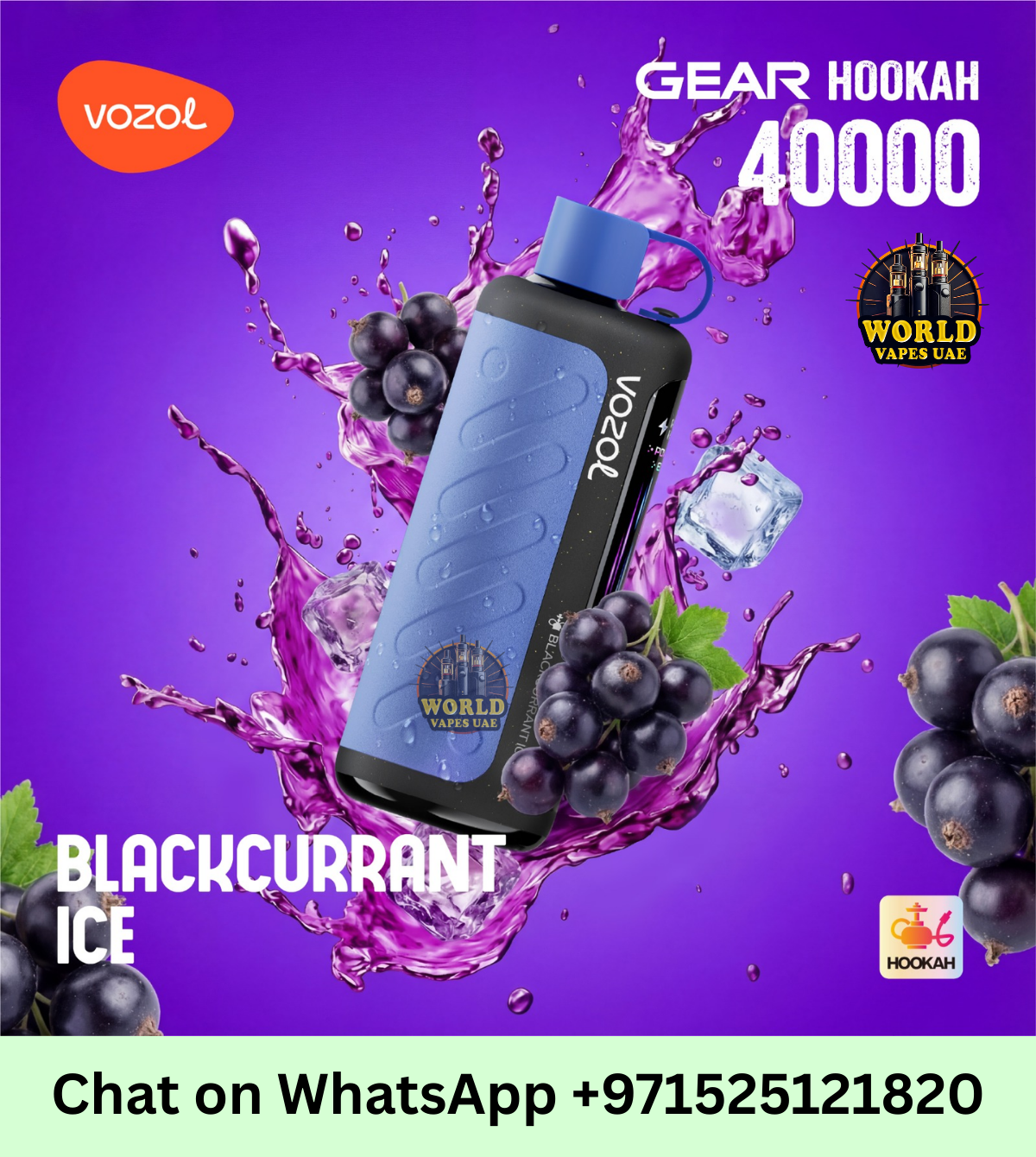 Vozol Gear Hookah 40000 Puffs Disposable Vape in Dubai UAE