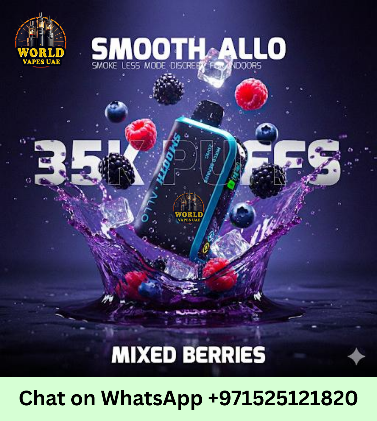 Smooth Allo 35000 Puffs Disposable Vape – Dual Mode & LED Screen UAE