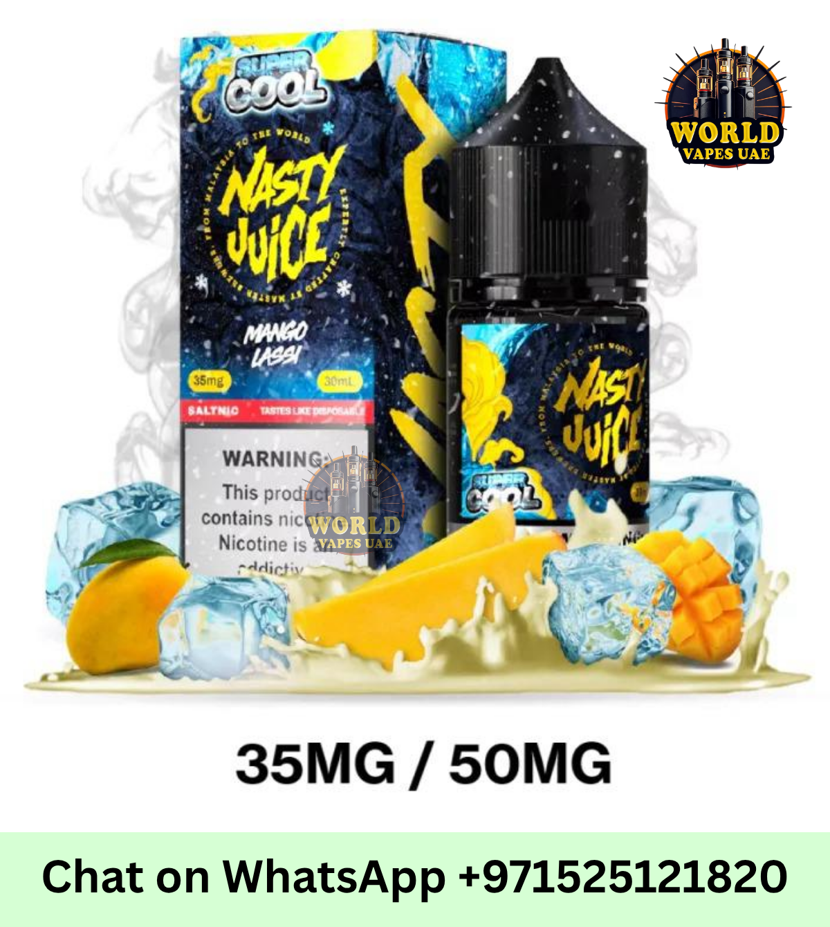 Nasty Smooth Series Salt Nic 30ml 50mg UAE Pod Vape E-Liquid