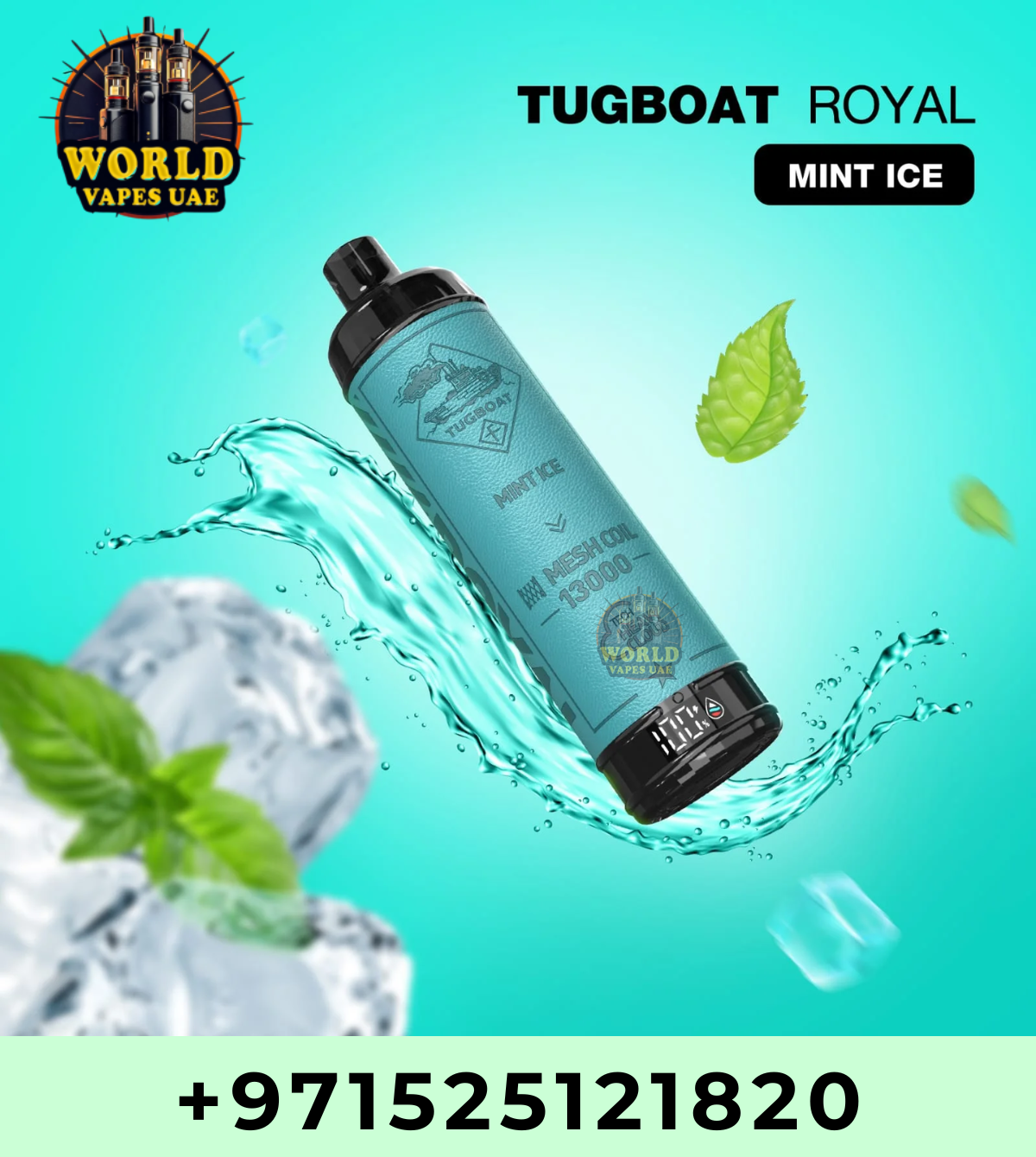 Tugboat Royal 13000 Puffs Disposable Vape 5% UAE Dubai