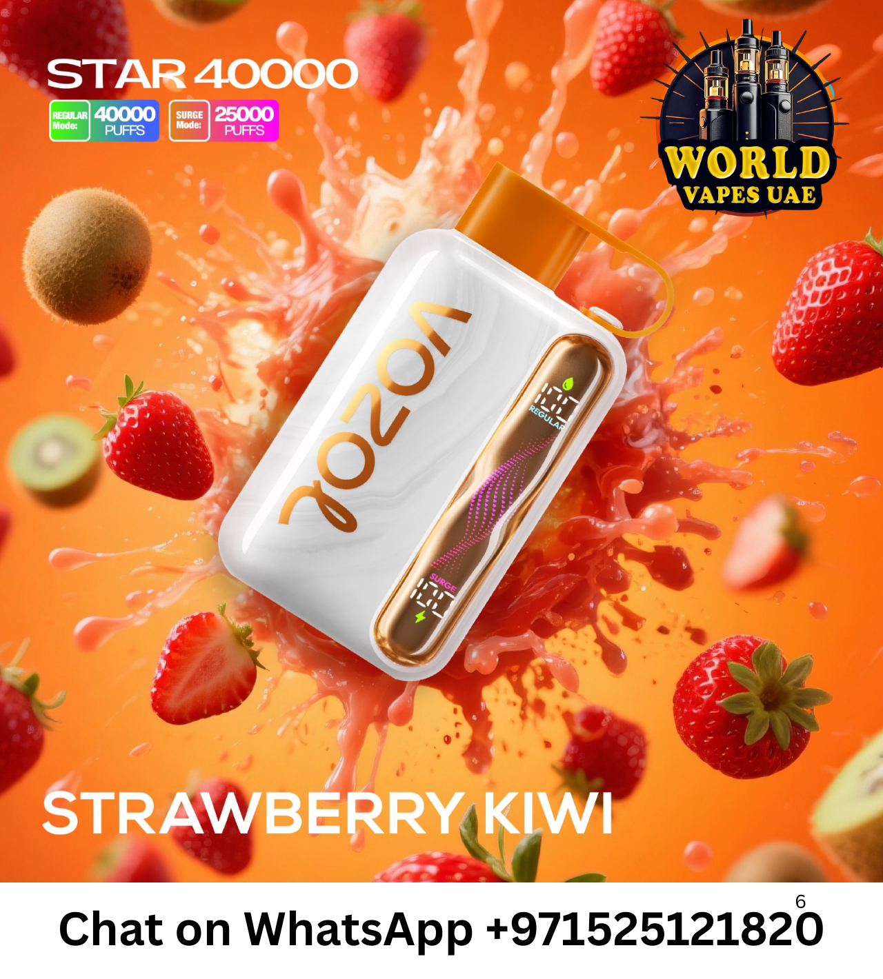 Vozol Star 40000 Puffs Disposable Vape 5% Nicotine in Dubai UAE
