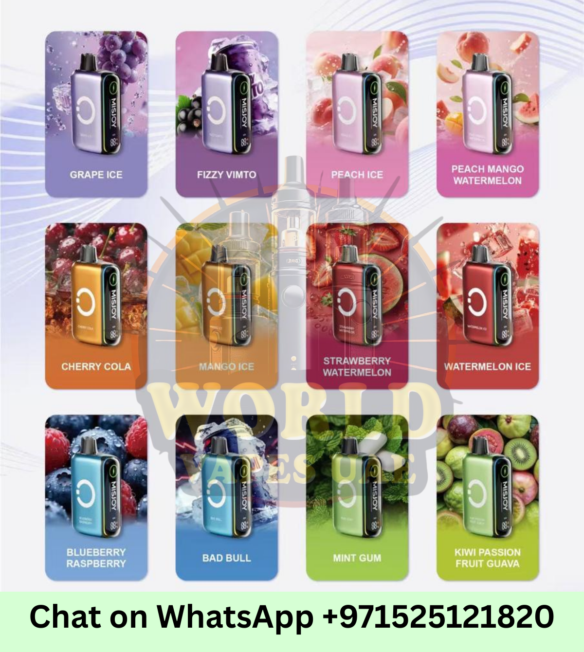 MISJOY Beta 50000 Puffs Disposable Vape 50mg Rechargeable UAE
