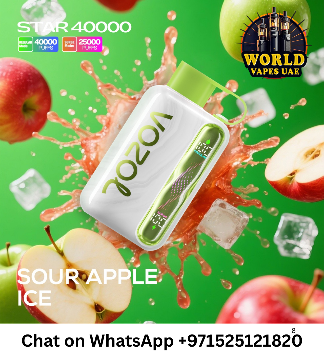 Vozol Star 40000 Puffs Disposable Vape 5% Nicotine in Dubai UAE