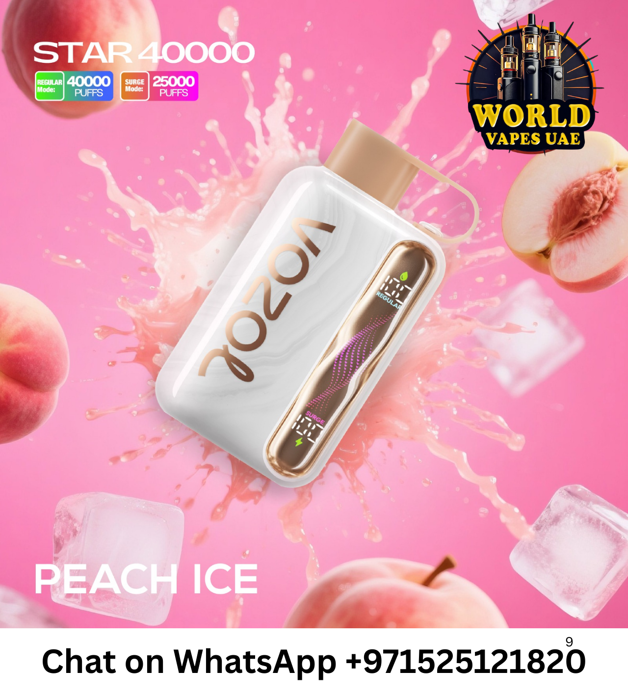 Vozol Star 40000 Puffs Disposable Vape 5% Nicotine in Dubai UAE