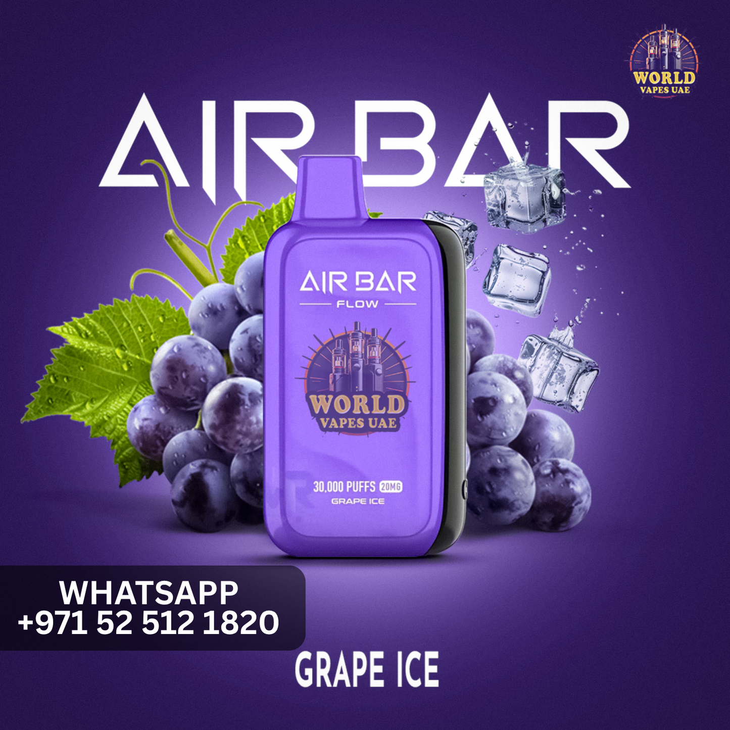 Air Bar Flow 30000 Puffs Disposable Vape | All Flavors | World Vapes
