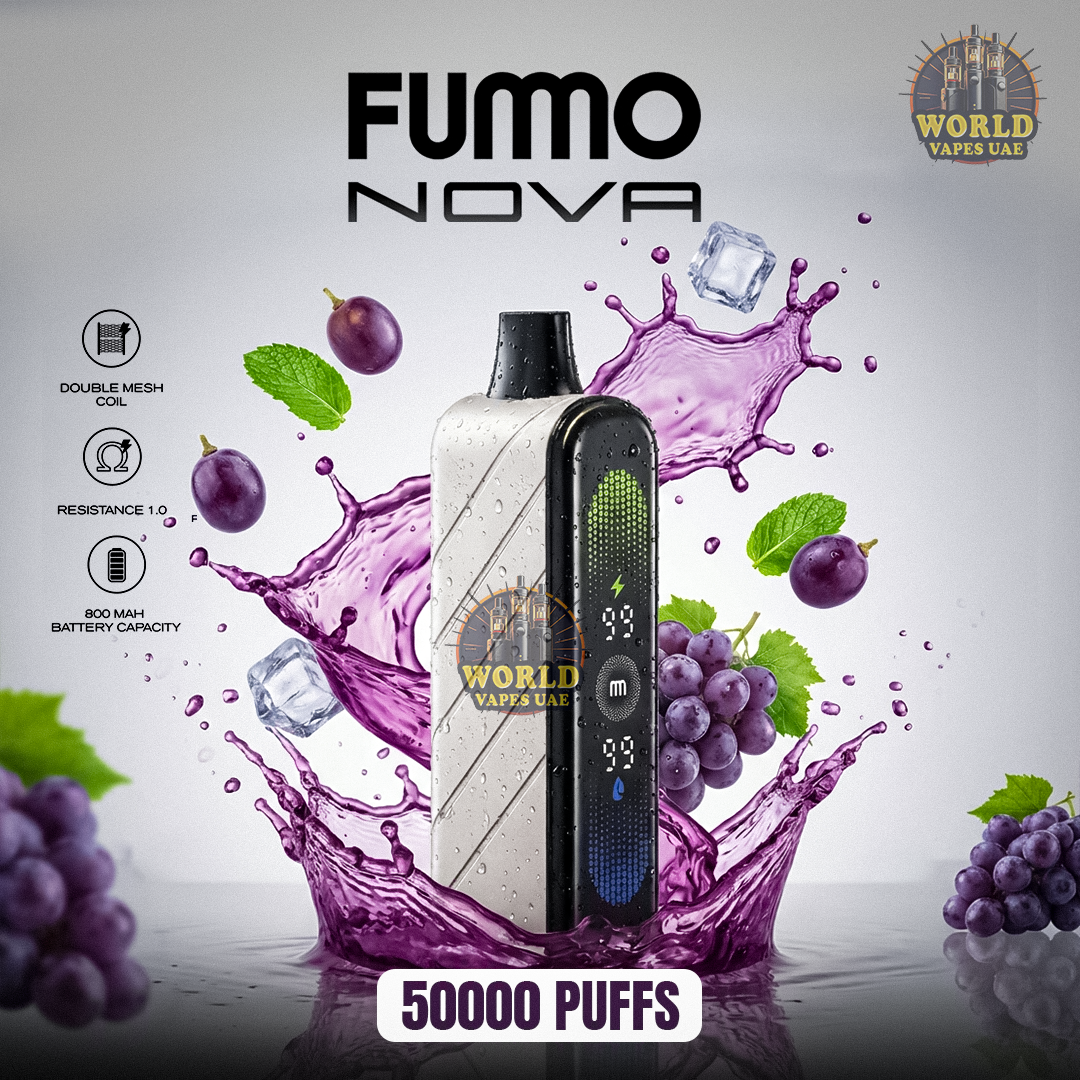 FUMO NOVA Disposable Vape – 50,000 Puffs | Double Mesh Coil