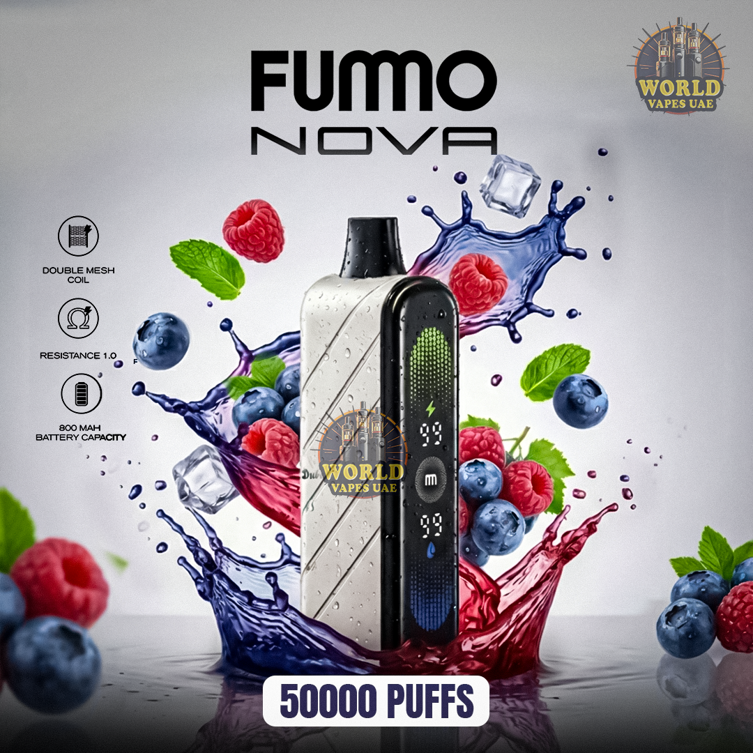 FUMO NOVA Disposable Vape – 50,000 Puffs | Double Mesh Coil