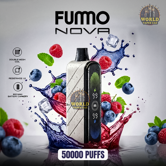 FUMO NOVA Disposable Vape – 50,000 Puffs | Double Mesh Coil