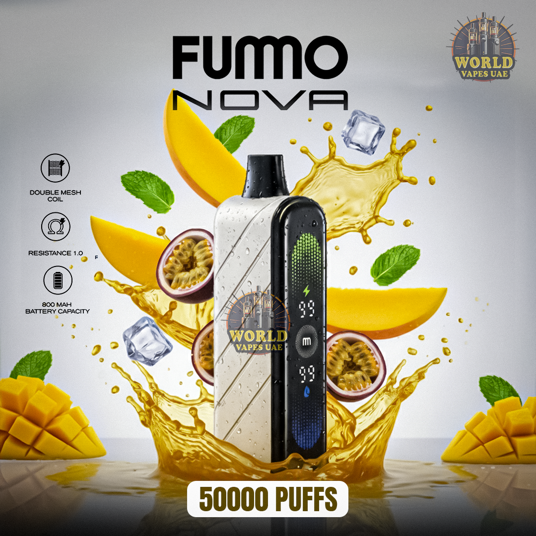 FUMO NOVA Disposable Vape – 50,000 Puffs | Double Mesh Coil