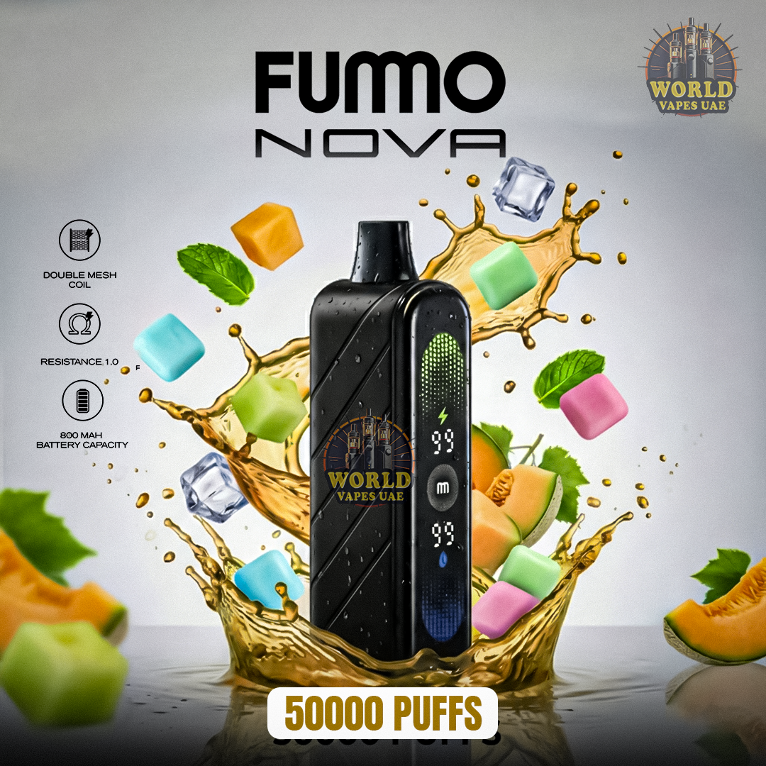FUMO NOVA Disposable Vape – 50,000 Puffs | Double Mesh Coil