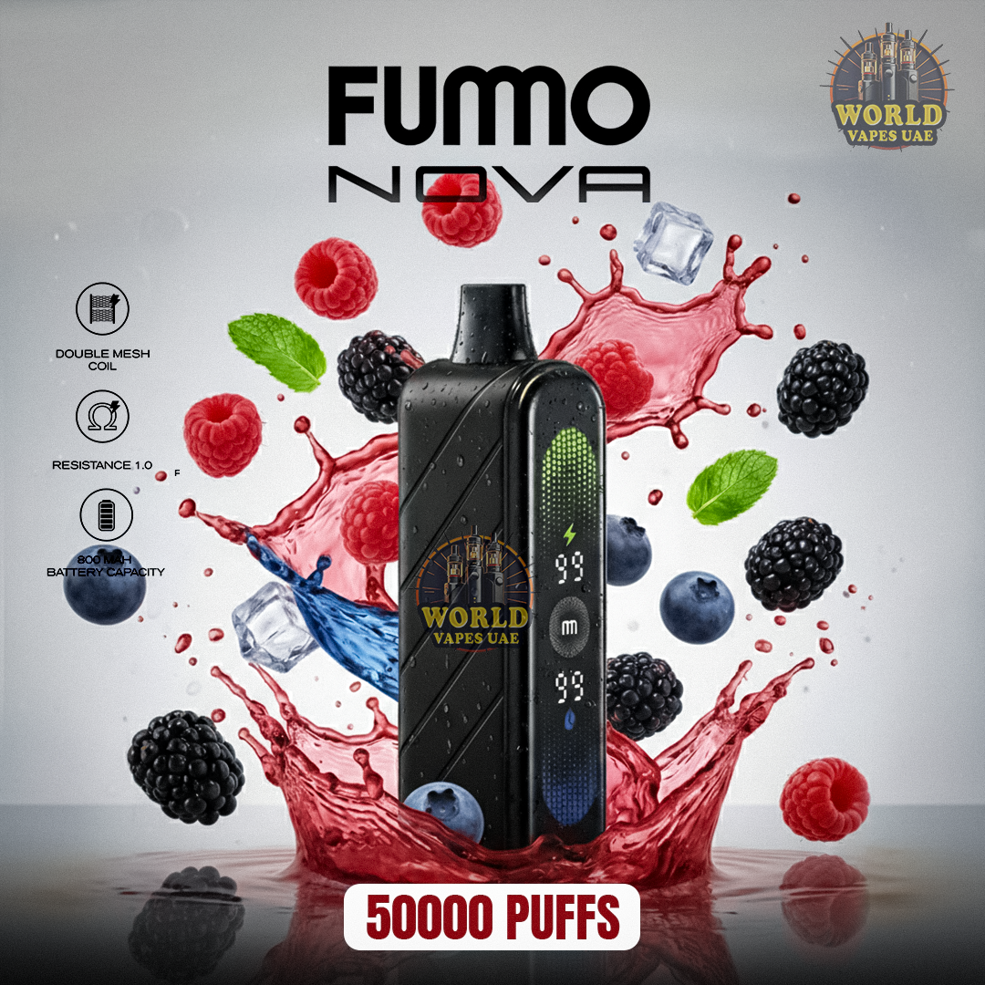 FUMO NOVA Disposable Vape – 50,000 Puffs | Double Mesh Coil