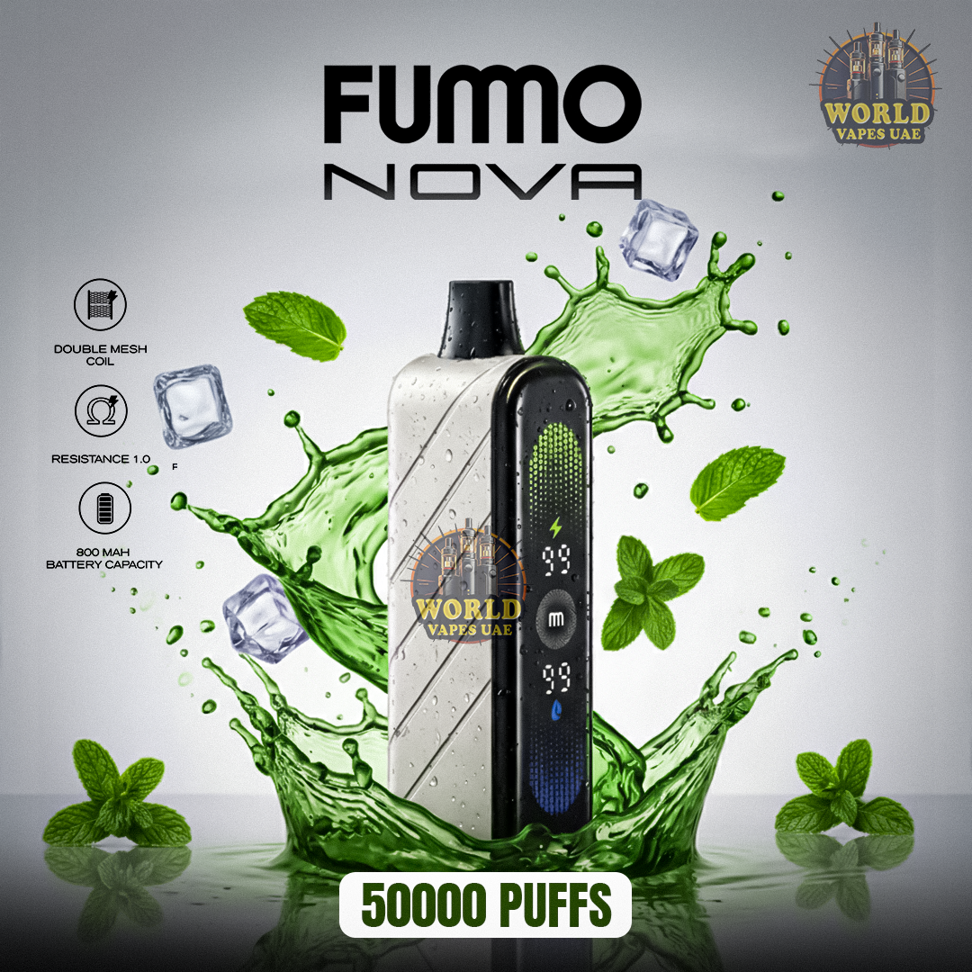 FUMO NOVA Disposable Vape – 50,000 Puffs | Double Mesh Coil