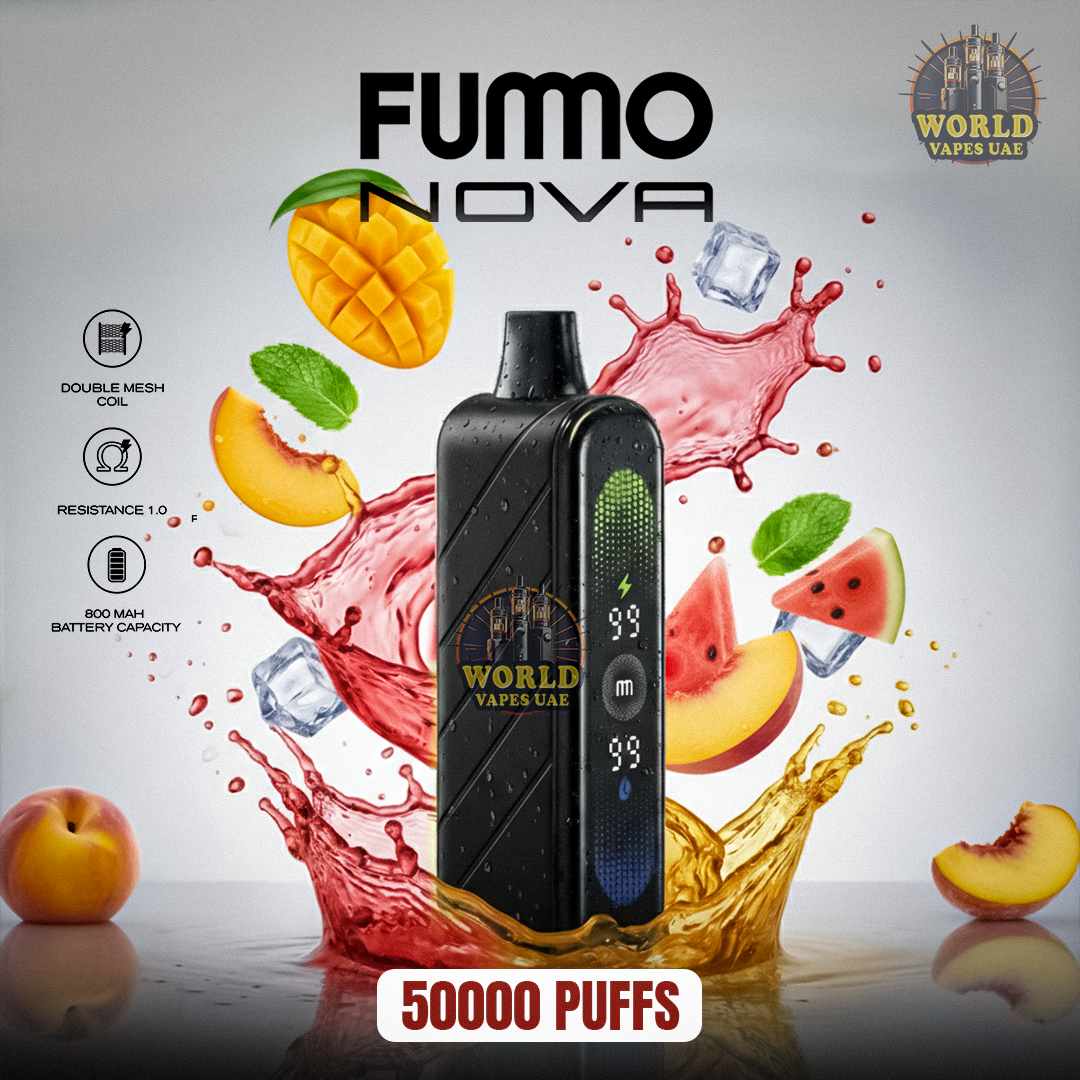FUMO NOVA Disposable Vape – 50,000 Puffs | Double Mesh Coil