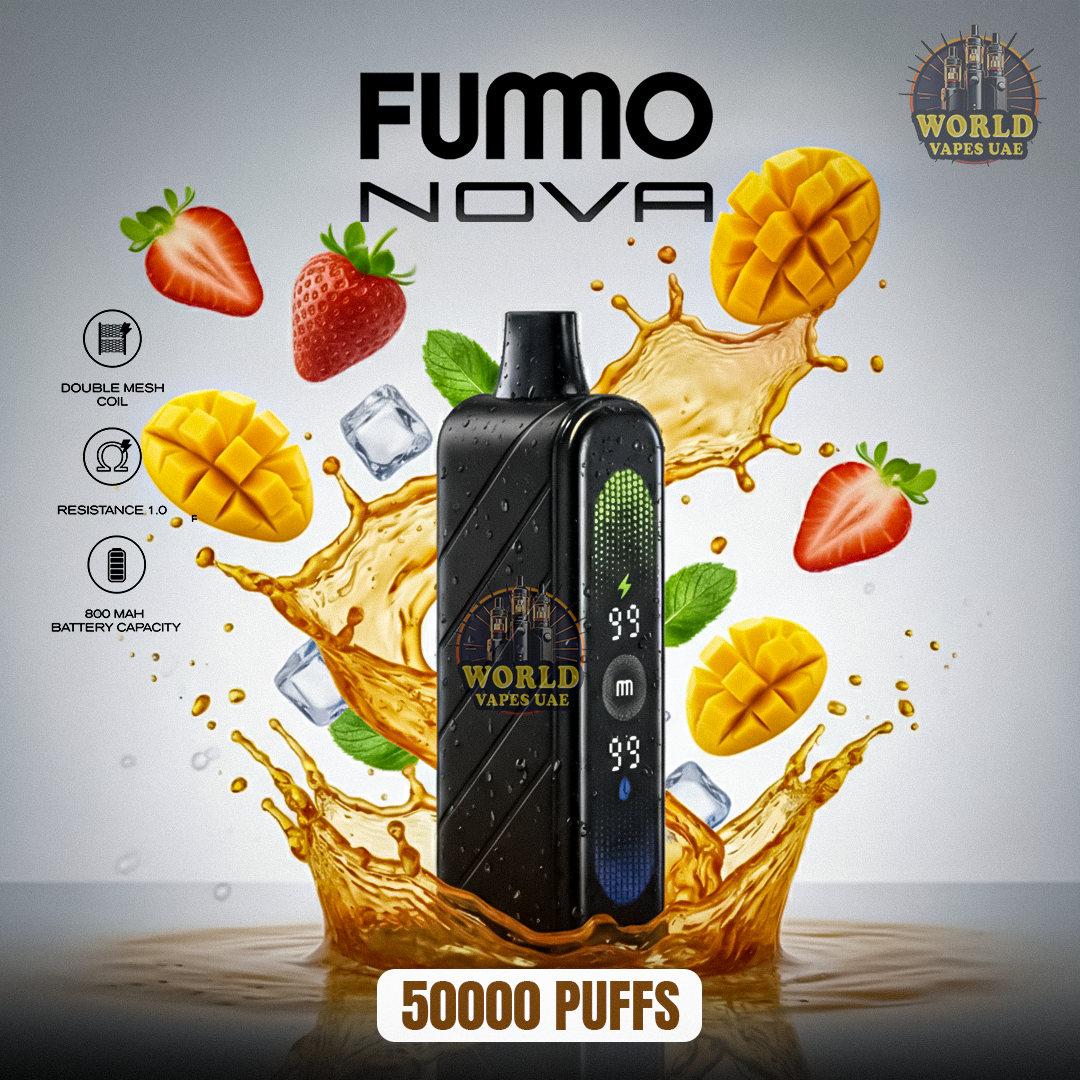 FUMO NOVA Disposable Vape – 50,000 Puffs | Double Mesh Coil