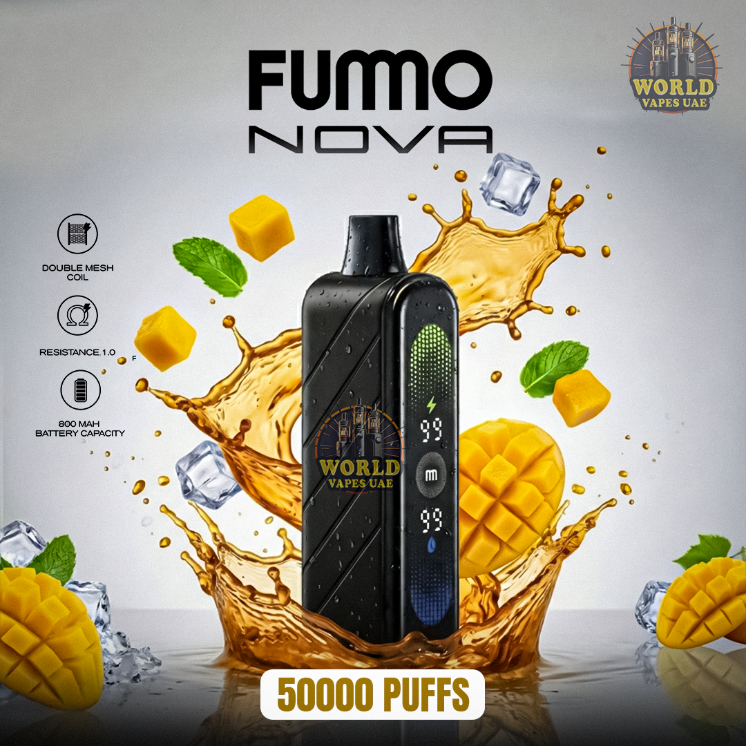 FUMO NOVA Disposable Vape – 50,000 Puffs | Double Mesh Coil