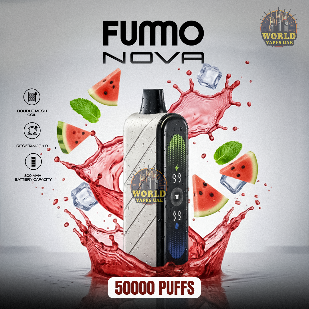 FUMO NOVA Disposable Vape – 50,000 Puffs | Double Mesh Coil