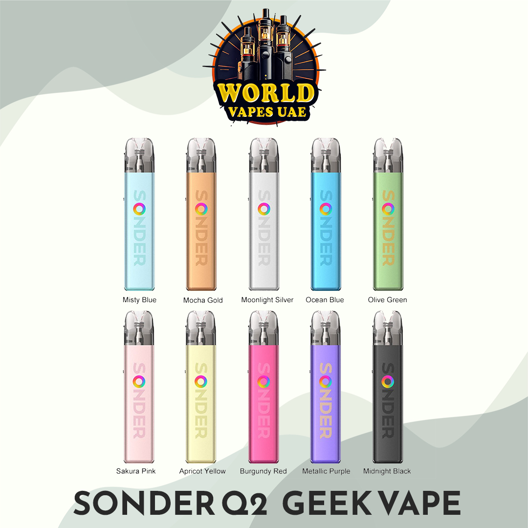 Geekvape Sonder Q2 Pod Kit 30W 1350mAh – Adjustable Airflow, RGB LED & Q Pod Compatible