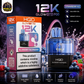 HQD Glow Pro 12K disposable pod 12000 puffs dual mesh coil