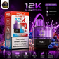 HQD Glow Pro 12K disposable pod 12000 puffs dual mesh coil
