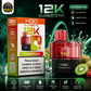 HQD Glow Pro 12K disposable pod 12000 puffs dual mesh coil