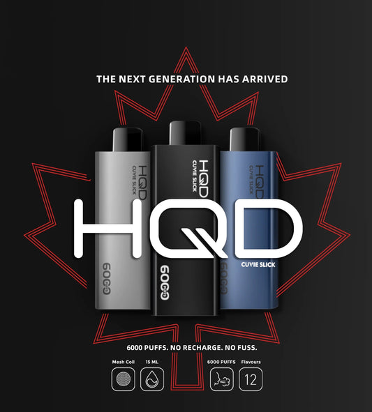HQD Cuvie Slick 6000 Puffs Disposable Vape in Dubai, UAE | 1400mAh