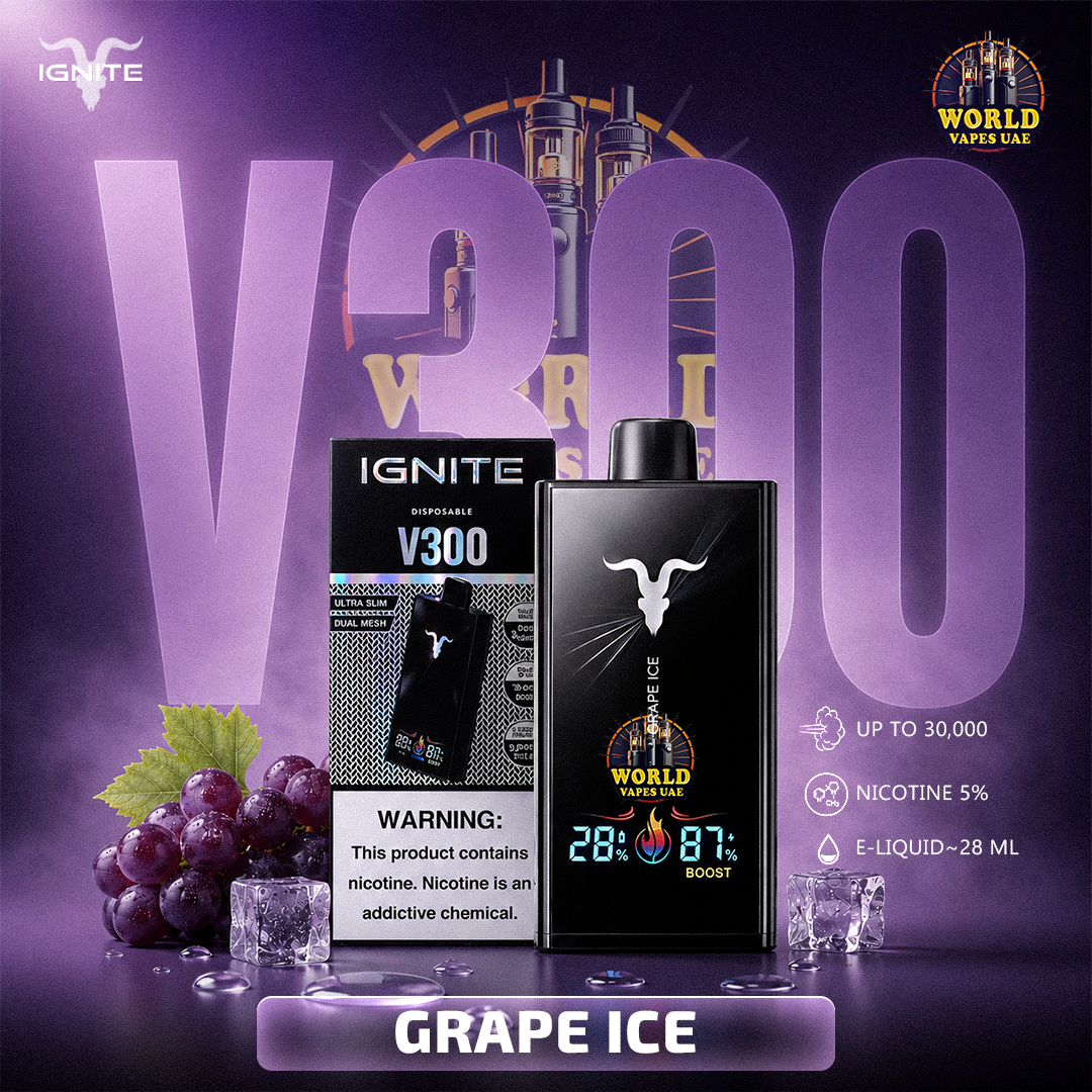 Buy IGNITE V300 Disposable Vape (30,000 Puffs, 5% Nicotine)