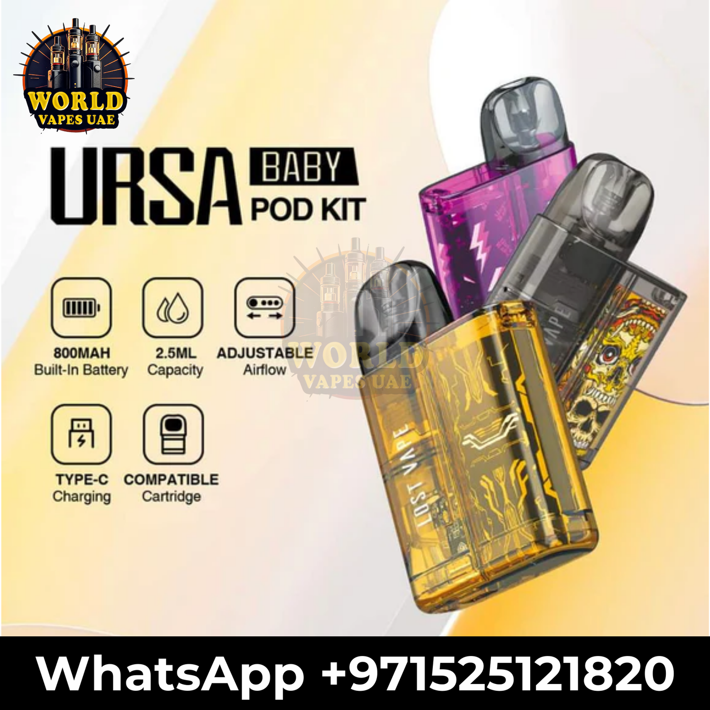 Lost Vape Ursa Baby Pod Kit 18W 2.5ml – Stylish Compact Vape Dubai