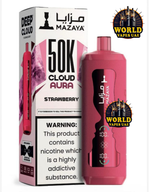 Mazaya Cloud Aura 50K Disposable Vape  World Vapes UAE