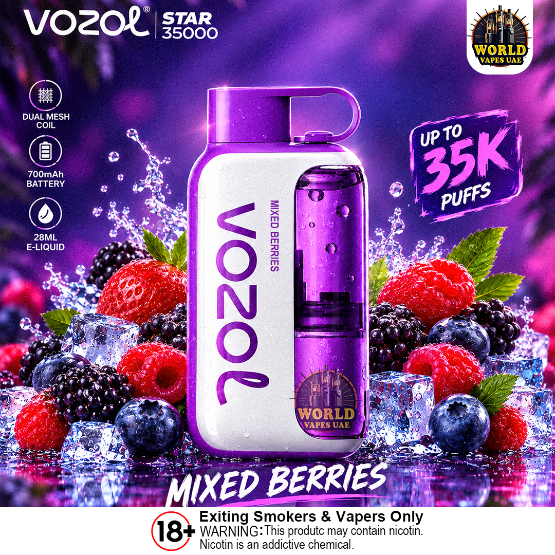 VOZOL Star 35000 Disposable Vape – 35,000 Puffs | 18 Flavors