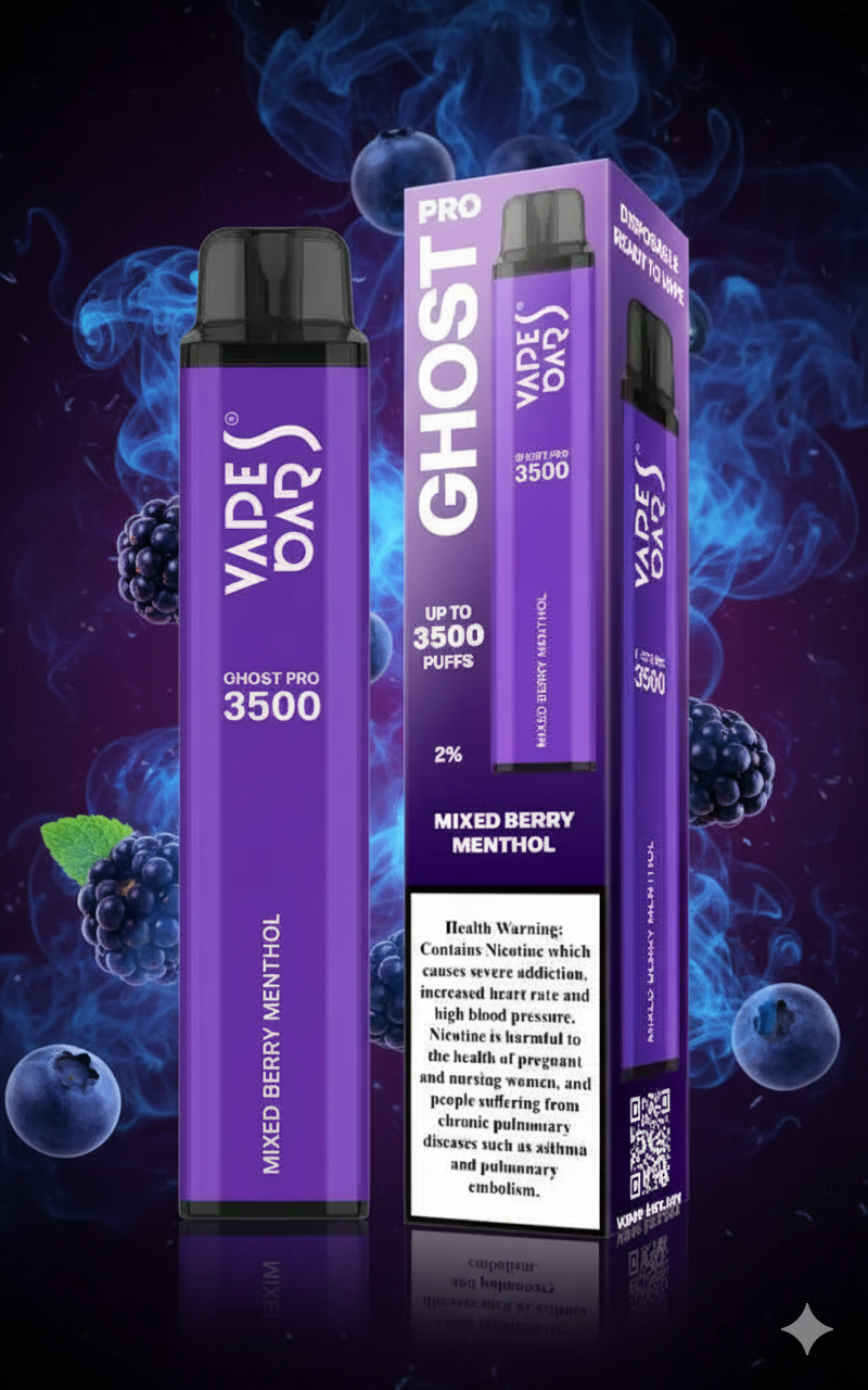 Buy Vape Bar Ghost Pro 3500 Puffs Disposable Vape in Dubai, UAE