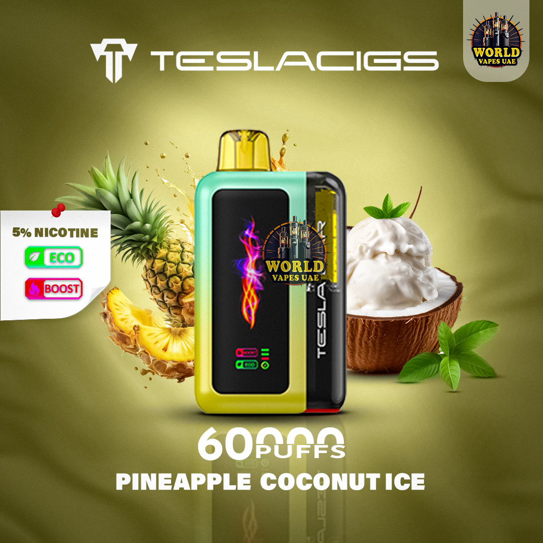 Teslacigs 60000 Puffs Smart Vape | World Vapes UAE