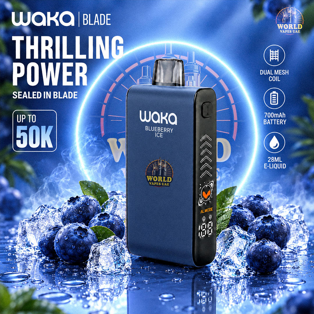 WAKA BLADE Disposable Vape – Up to 50K Puffs | Multiple Flavors