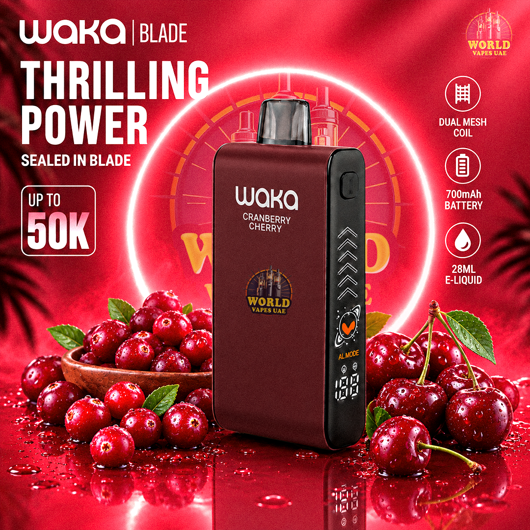 WAKA BLADE Disposable Vape – Up to 50K Puffs | Multiple Flavors