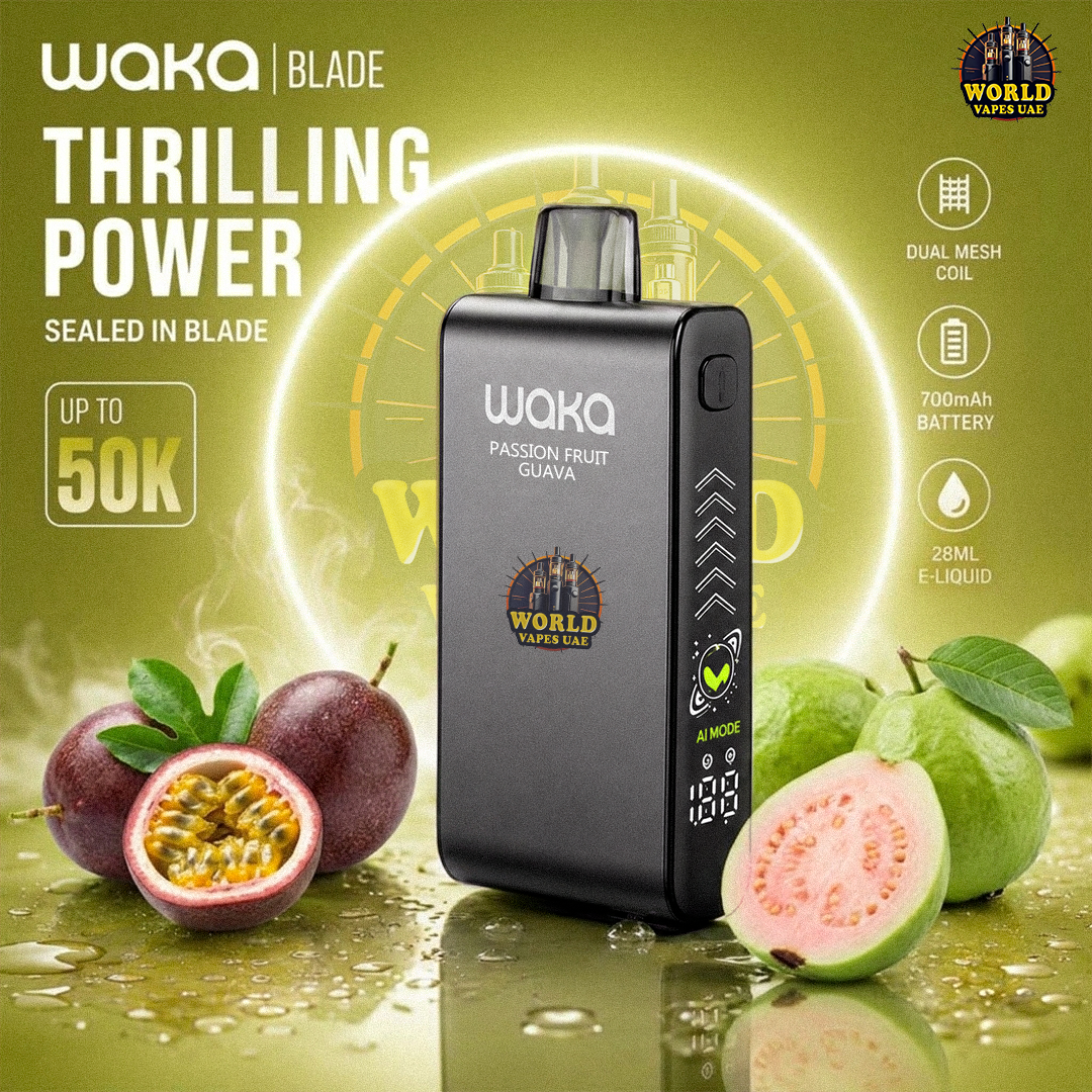 WAKA BLADE Disposable Vape – Up to 50K Puffs | Multiple Flavors