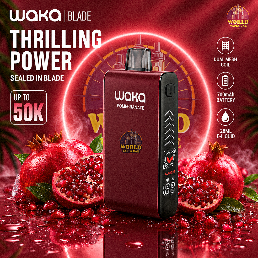 WAKA BLADE 50000 Puffs Pomegranate disposable vape